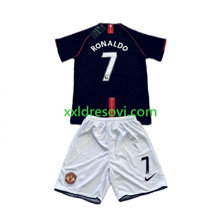 Manchester United Cristiano Ronaldo 7 Retro Gostujući Dječji Nogometni Dres 2007-2008